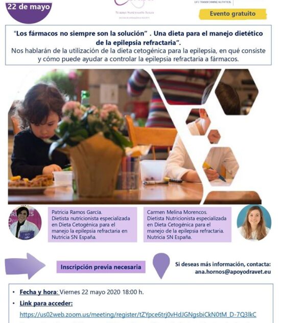 Webinar “Dieta Cetogénica para epilepsia”