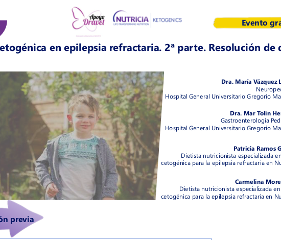 WEBINAR: “Dieta cetogénica en epilepsia refractaria”.