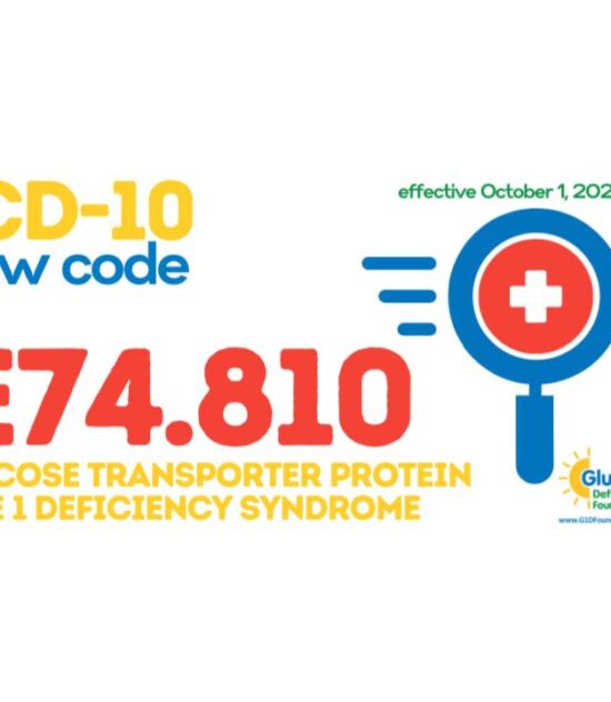 Nuevo código ICD-10: E74.810 específico para el déficit de Glut1.