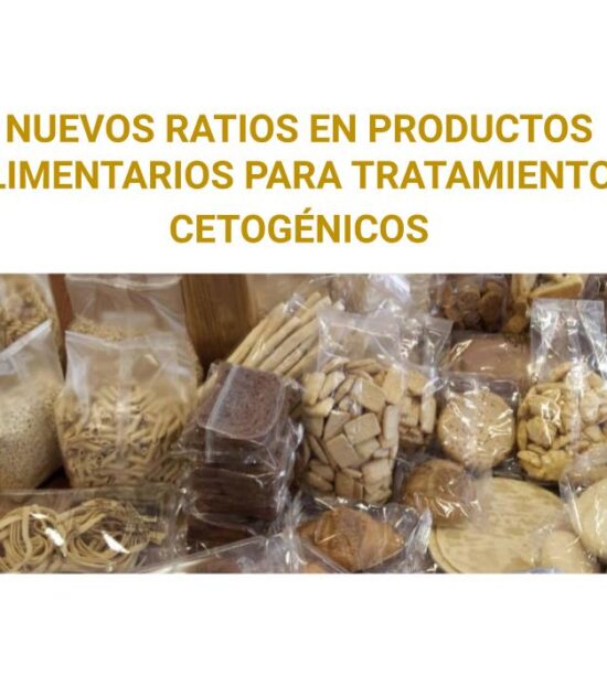 Actualización de ratios en productos para Dieta Cetogénica
