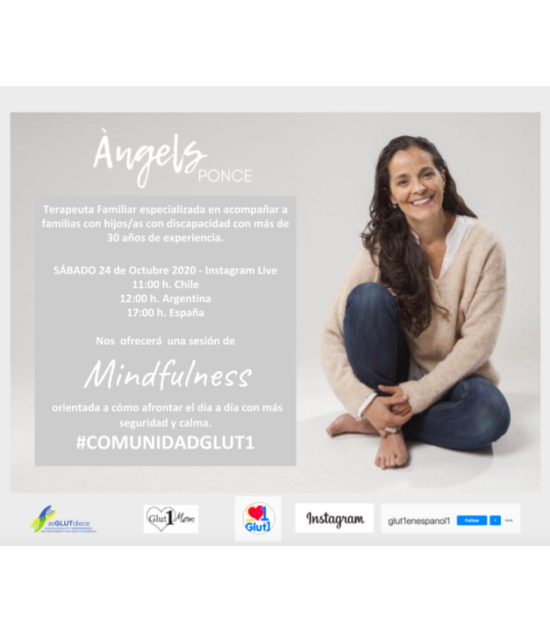 MINDFULNESS con ÀNGELS PONCE para la COMUNIDAD GLUT-1