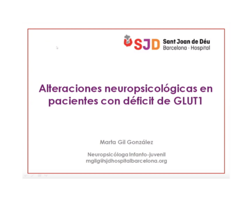 Webinar Glut1 2020.  Marta Gil, Neuropsicóloga infantil