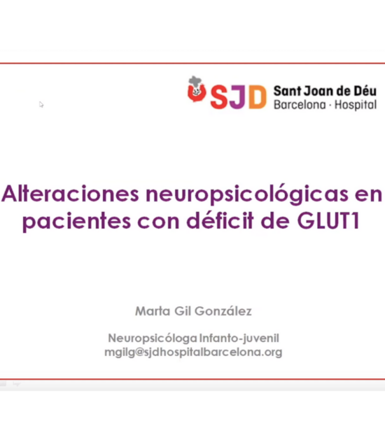Webinar Glut1 2020.  Marta Gil, Neuropsicóloga infantil