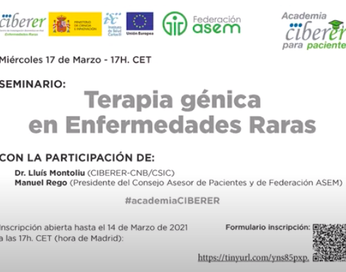 Seminario CIBERER: Terapia Génica en Enfermedades Raras