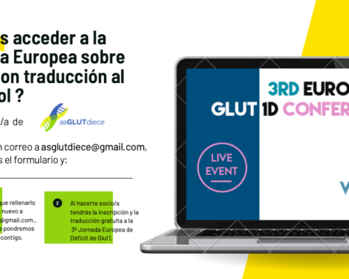 Acceso y traducción a la 3ª Jornada Europea Glut1 DS – 2021