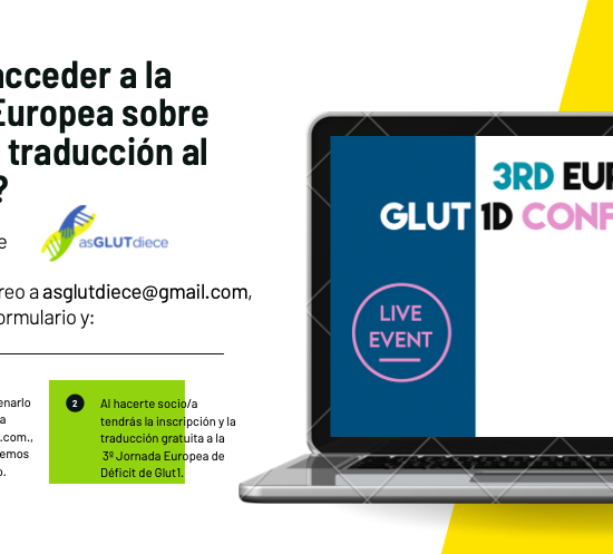 Acceso y traducción a la 3ª Jornada Europea Glut1 DS – 2021