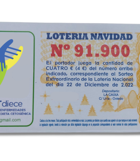 Lotería Navidad 2022 y asGLUTdiece