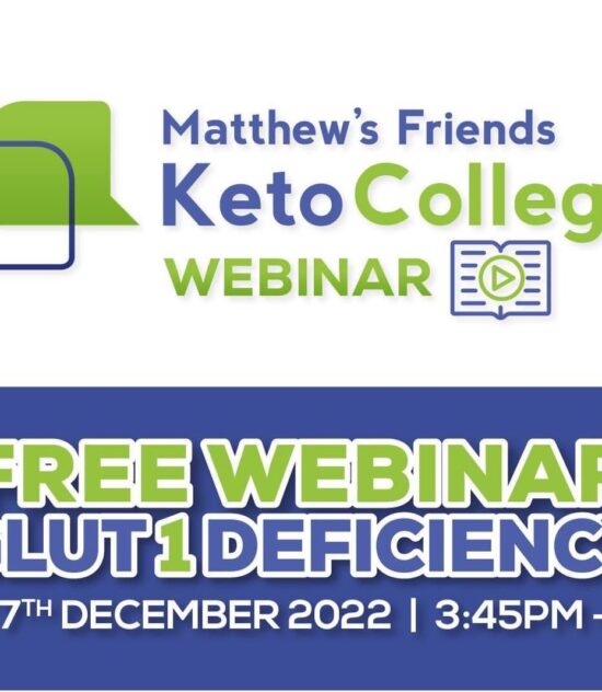 Seminario web sobre Déficit de Glut1 2022