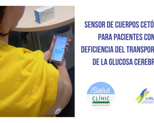 Primer sensor de cuerpos cetónicos para una paciente con Déficit de Glut1