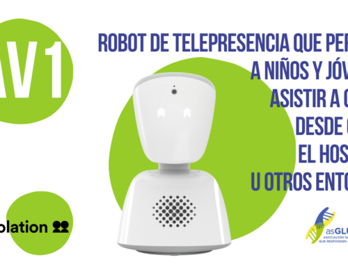 AV1, Robot como herramienta para que los menores con problemas de salud puedan continuar su educación